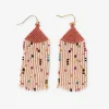 INK + ALLOY Agnes Confetti Beaded Fringe Earring Desert