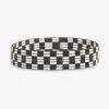 INK + ALLOY Alex Small Checked Beaded Stretch Bracelet Black and White