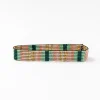 INK + ALLOY Alex Vertical Stripes Beaded Stretch Bracelet Green Blush