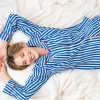 INK + ALLOY Bonnie Pajama Set Blue & White