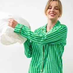 INK + ALLOY Bonnie Pajama Set Green & Blue