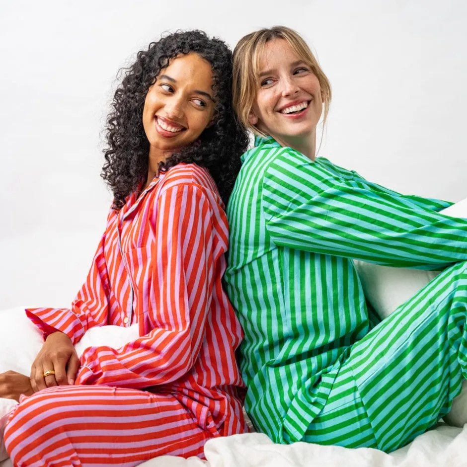 INK + ALLOY Bonnie Pajama Set Lavender & Poppy