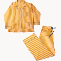 INK + ALLOY Bonnie Pajama Set Mustard & Blush