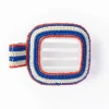 INK + ALLOY Charlotte Stripe Flat Hair Clip Lapis