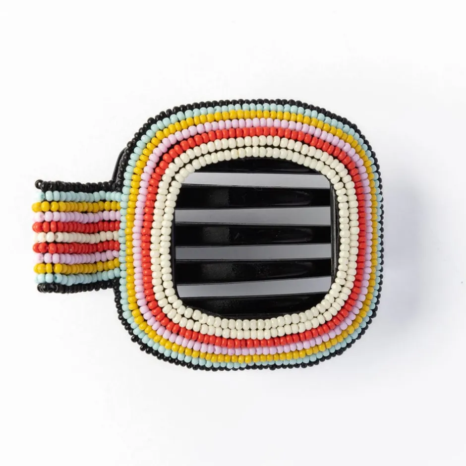 INK + ALLOY Charlotte Stripe Flat Hair Clip Multi