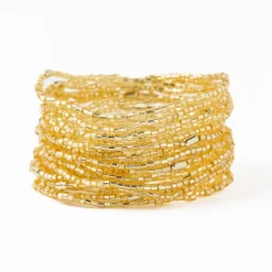 INK + ALLOY Chelsea 18 Strand Luxe Beaded Bracelet Set Gold