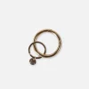 INK + ALLOY Chloe O Ring, Key Ring and Charm