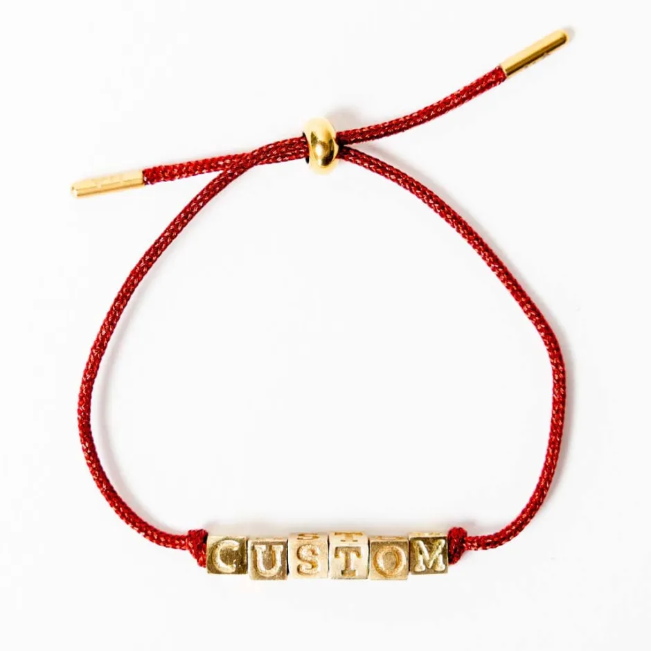 INK + ALLOY Custom Goldie Friendship Bracelet