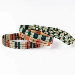 INK + ALLOY Dylan Bracelet Stretch Set Of 3 Green Blush