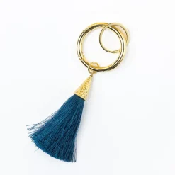 INK + ALLOY Eloise Tassel Bag Charm Lapis