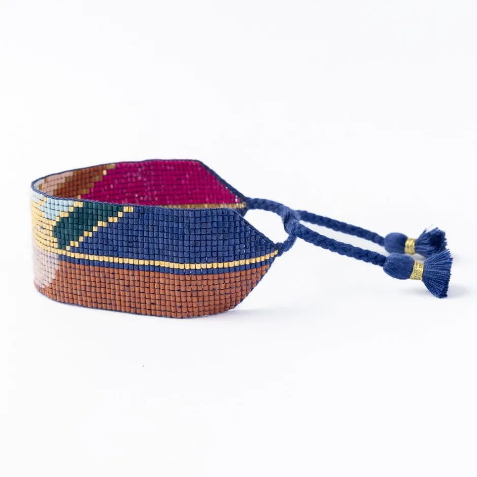 INK + ALLOY Erin Sunrise Adjustable Beaded Bracelet Multicolor