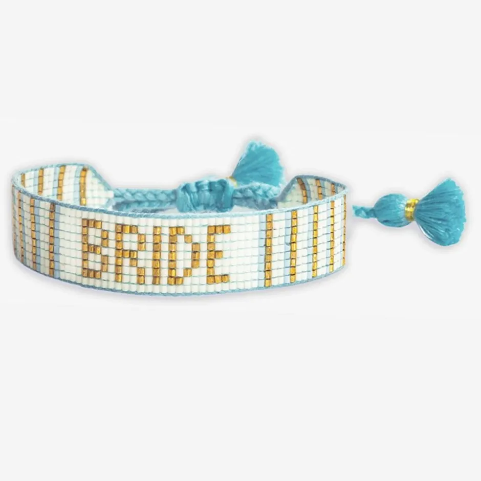 INK + ALLOY Gabby "Bride" Adjustable Beaded Bracelet Multicolor