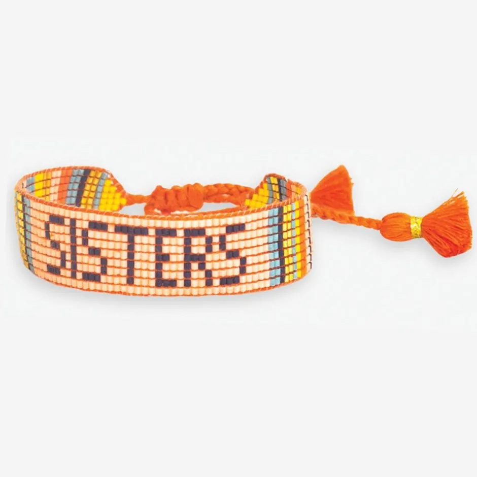INK + ALLOY Gabby "Sisters" Adjustable Beaded Bracelet Multicolor