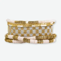 INK + ALLOY Gold Digger Bracelet Stack