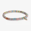 INK + ALLOY Grace Multi Mix Sequin Stretch Bracelet Turquoise
