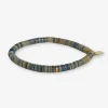 INK + ALLOY Grace Multi Mix Sequin Stretch Bracelet Greens + Rust