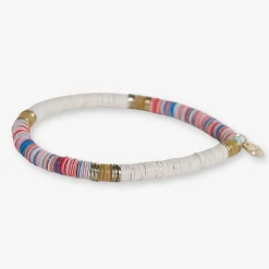 INK + ALLOY Grace One Color Multi Mix Stretch Bracelet Coastal Blue
