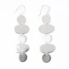 INK + ALLOY Gretchen Oval Circle Earrings Silver