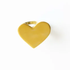 INK + ALLOY Harper Heart Bandana Ring Brass