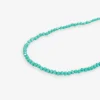 INK + ALLOY Hayden Solid Single Strand Crystal Necklace With Tassel Turquoise