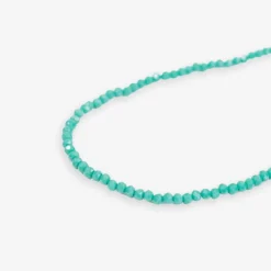 INK + ALLOY Hayden Solid Single Strand Crystal Necklace With Tassel Turquoise