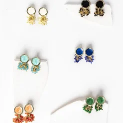 INK + ALLOY Kimberly Enamel Earring Black