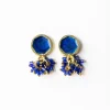 INK + ALLOY Kimberly Enamel Earring Royal Blue