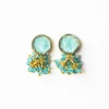 INK + ALLOY Kimberly Enamel Earring Turquoise