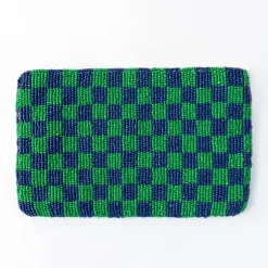 INK + ALLOY Leila Cherries Seed Bead Clutch With Strap
