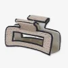 INK + ALLOY Lola Solid Color With Piped Edges Claw Ivory