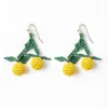 INK + ALLOY Lottie Lemon Dangle Luxe Earrings Yellow