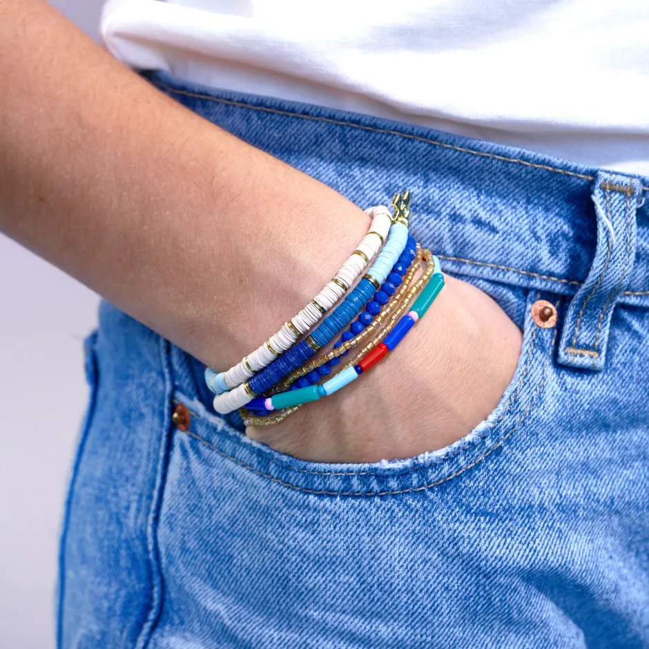 INK + ALLOY Out Of The Blue Bracelet Stack Of 6
