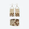 INK + ALLOY Paige + Brooklyn Beaded Earrings And Bracelet Set Mixed Metallic