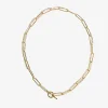 INK + ALLOY Rachel 18K Paperclip Chain Necklace With Toggle Closure 18"