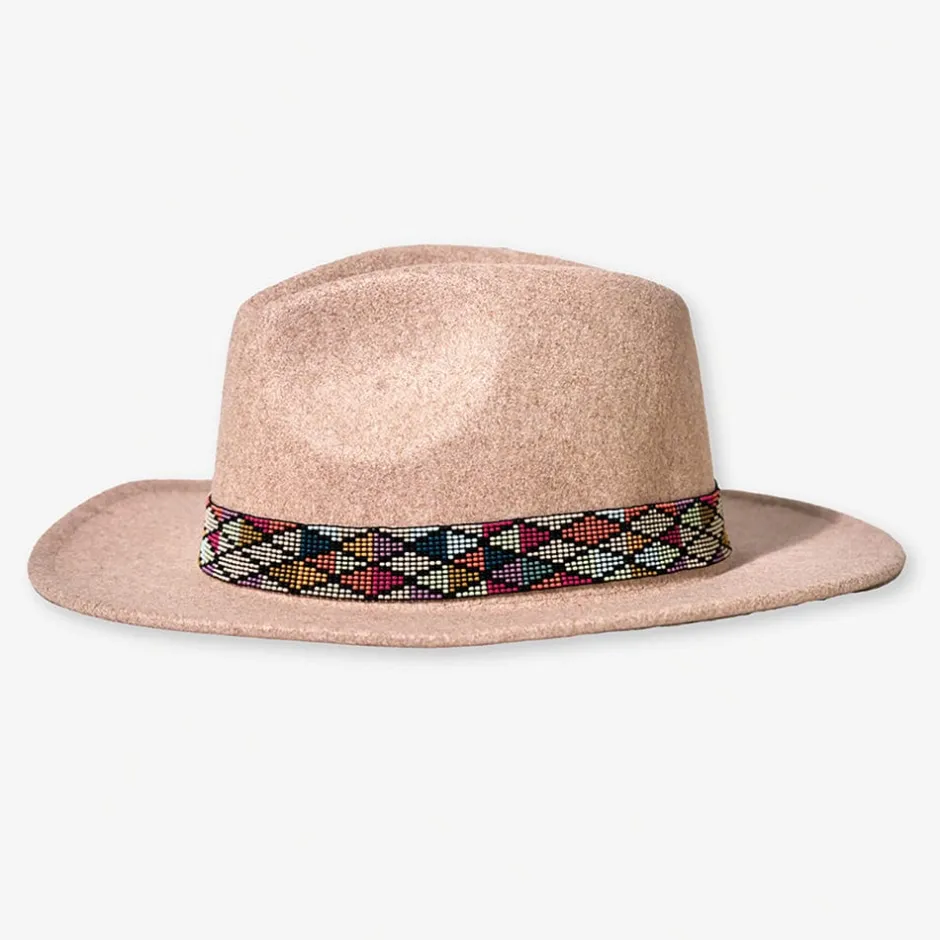 INK + ALLOY Ryan Diamonds Beaded Stretch Hatband Multicolor