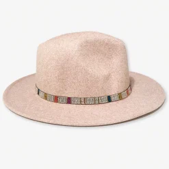 INK + ALLOY Sarah Vertical Stripes Beaded Stretch Hat Band Rainbow