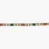 INK + ALLOY Sarah Vertical Stripes Thin Beaded Stretch Hatband Desert