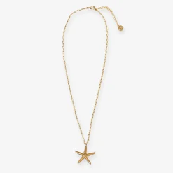 INK + ALLOY Sienna Starfish Pendant Necklace Brass