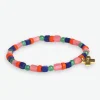 INK + ALLOY Sydney Mixed Beads And Stones Stretch Bracelet St. Tropez