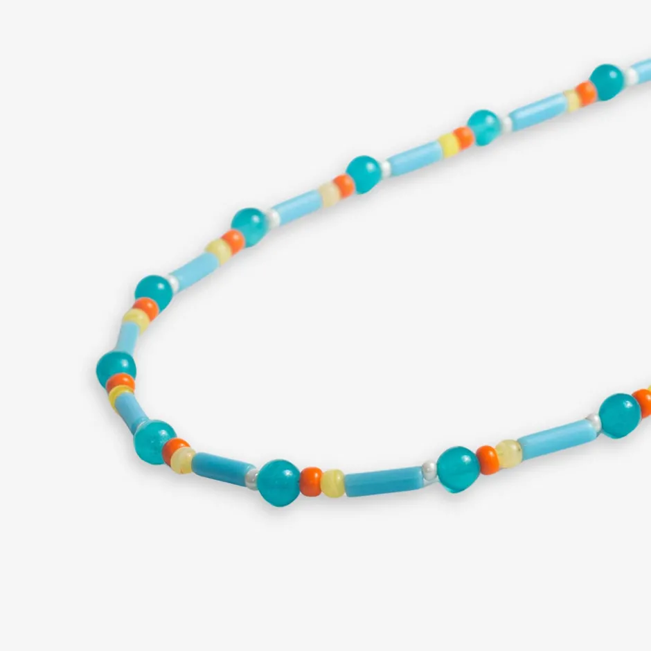 INK + ALLOY Sylvia Mixed Beads And Stones Long Necklace Amalfi