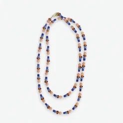 INK + ALLOY Sylvia Mixed Beads And Stones Long Necklace Sedona