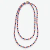 INK + ALLOY Sylvia Mixed Beads And Stones Long Necklace St. Tropez